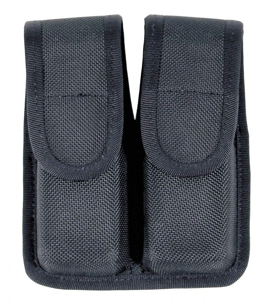 BLACKHAWK Molded Black CORDURA Double Mag Pouch - Single Row