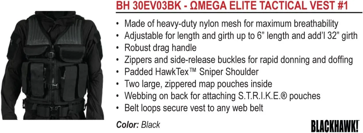 BLACKHAWK! Omega Elite Tactical Vest