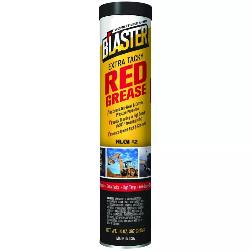 B'laster GR-14C-HTR Extra-Tacky Grease, 14 oz, Multi