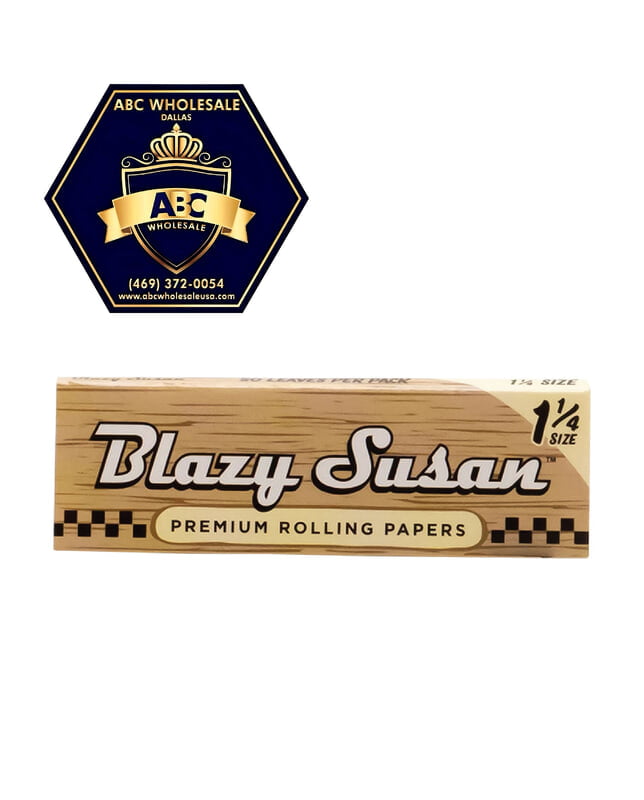BLAZY SUSAN UNBLEACHED 1 1/4 SIZE ROLLING PAPER