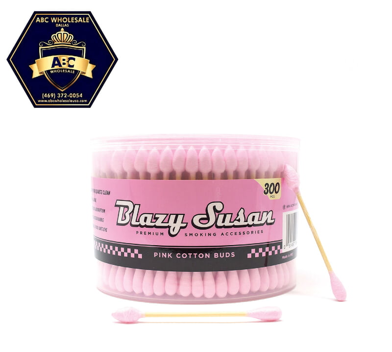 BLAZY SUSAN PINK COTTON BUDS 300PCS