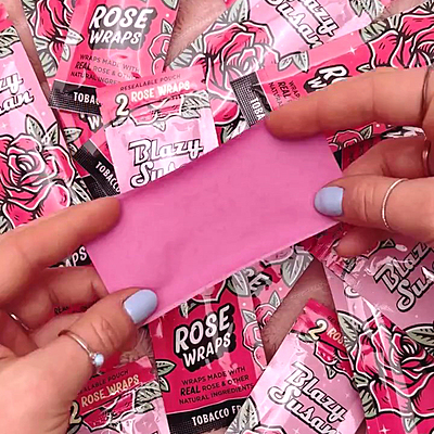 Rose Wraps Blazy Susan - Caja (25X2 pzas) Rose Wraps Blazy Susan - Caja (25X2 pzas)