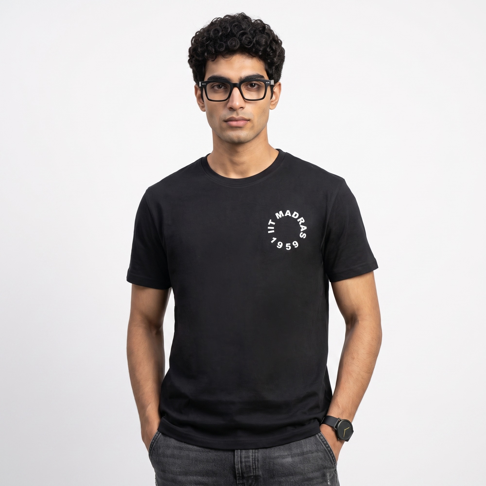 IITM Insti Cotton Tee - Black