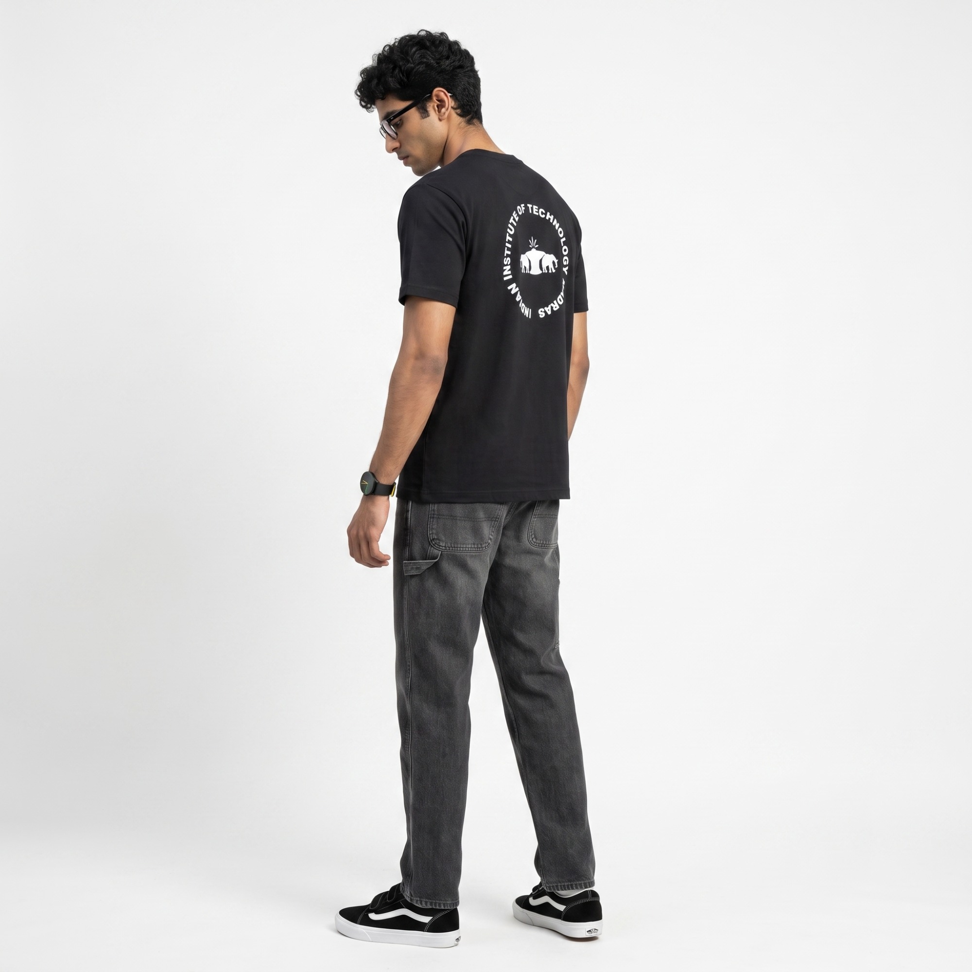 IITM Insti Cotton Tee - Black