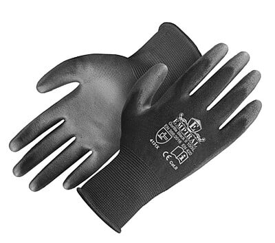 Black PU Coated Gloves