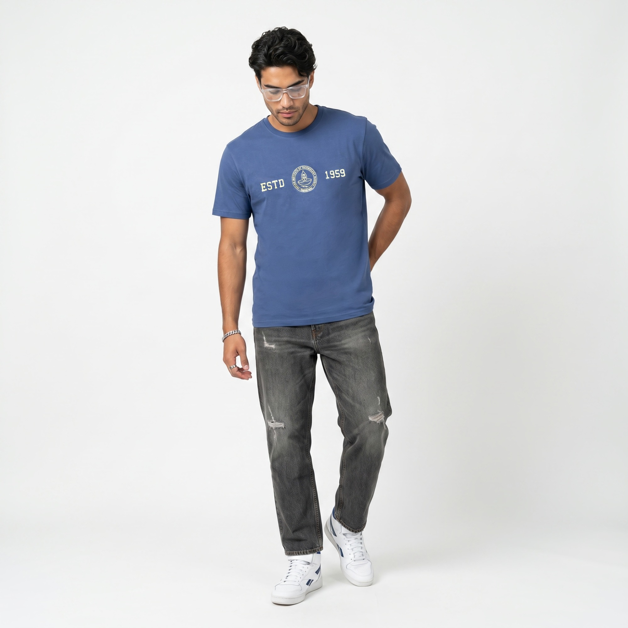 IITM Insti Cotton Tee - Navy