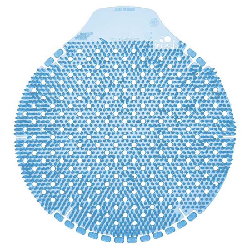 Fresh Products Wave 3D Urinal Screen Blue Cotton Blossom Scent 10 / bx