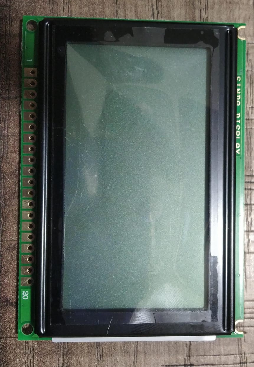 128*64 Gray Graphics LCD Display - LC-3383-D