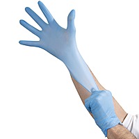 Blue Nitrile Exam Glove 4 Mil Latex & Powder Free - 100/Bx 1000/case