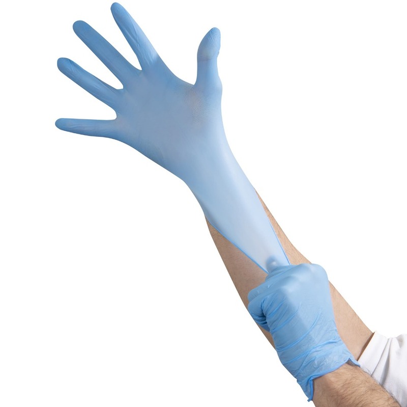 Blue Nitrile Exam Glove 4 Mil Latex & Powder Free - 100/Bx 1000/case