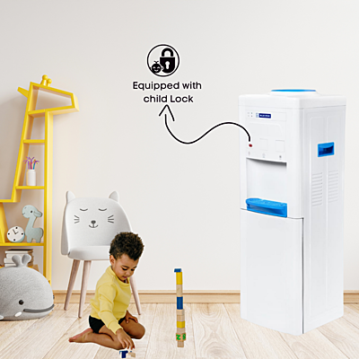 Blue Star Water Dispenser (BWD3FMRGA) with cooling Cabinet with Equipped with child lock