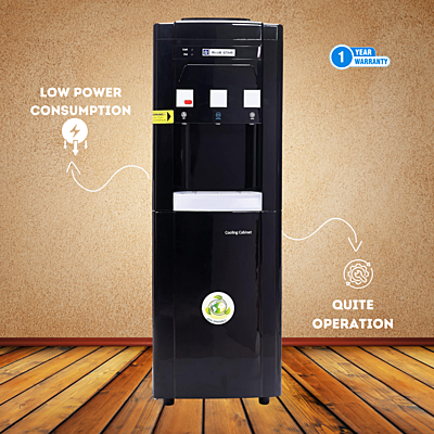 Blue Star BWD3FMRGA- Black Water dispenser with Low Power Consumption & Quite Operation