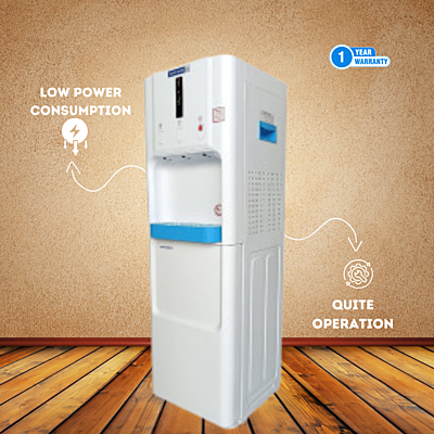 Enjoy chilled drinks with Blue star Water dispenser Bwd3fmrua with Refrigerated Cabinet
