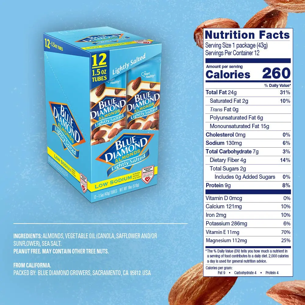 BLUE DIAMOND Almonds Single-Serve Snack Nuts