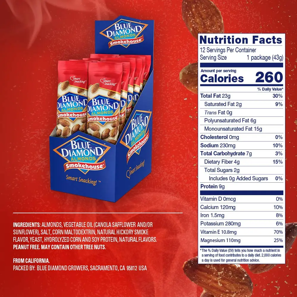 BLUE DIAMOND Almonds Single-Serve Snack Nuts
