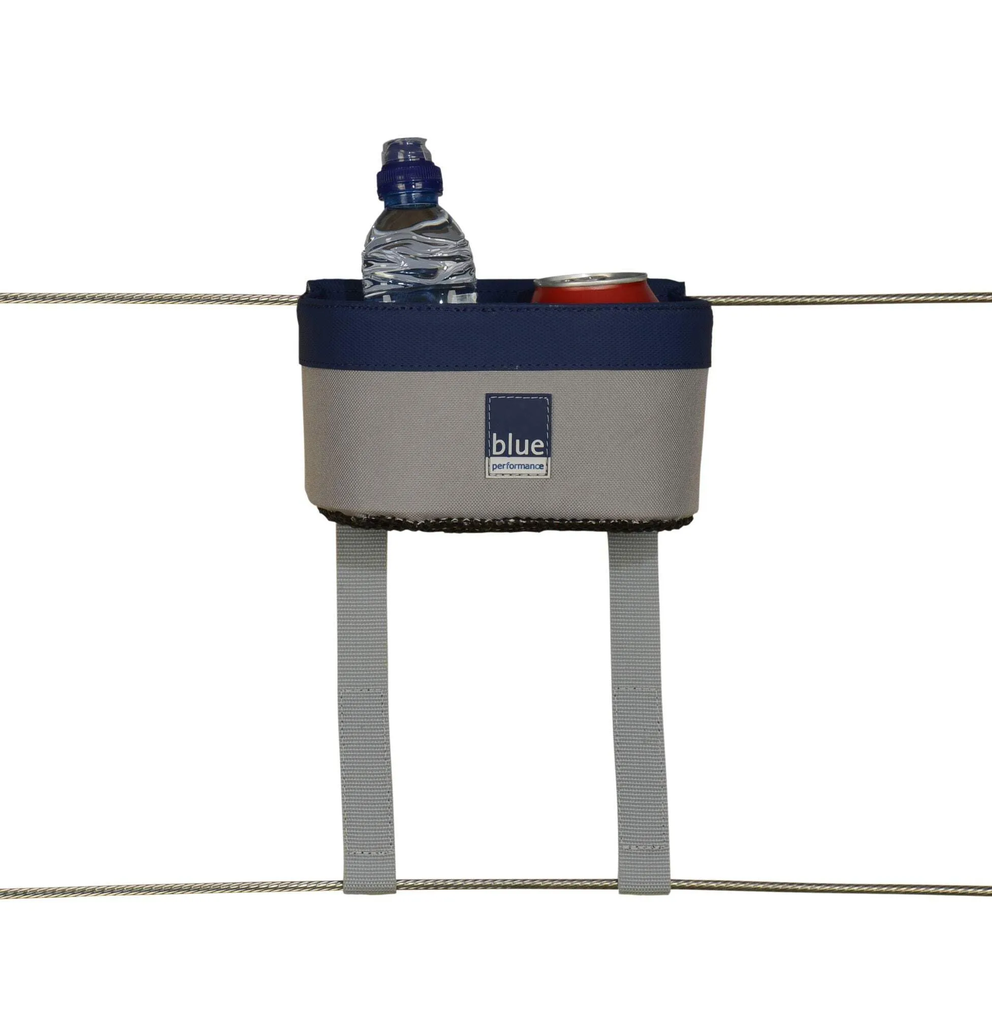 Blue Performance Can Holder f/Railing