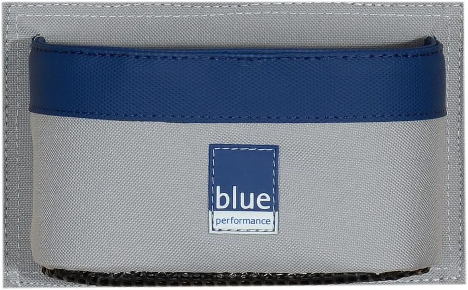 Blue Performance Can Holder w/Hooks