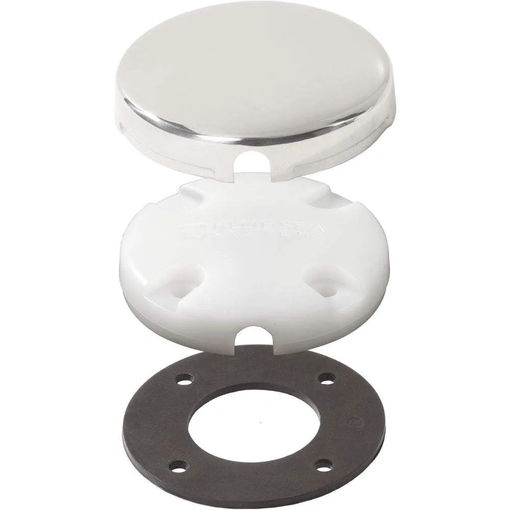 Blue Sea Systems 1007100 Side Entry CableClam with Stainless Steel Dress Cap