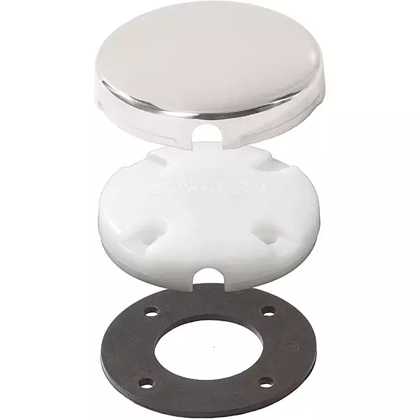 Blue Sea Systems 1007100 Side Entry CableClam with Stainless Steel Dress Cap