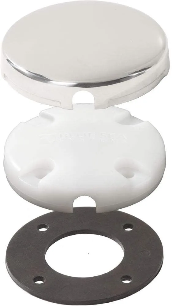 Blue Sea Systems 1007100 Side Entry CableClam with Stainless Steel Dress Cap