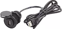 Blue Sea Systems 1044 USB 2.0 Port W/EXT Cable 12VDC, Blue, 5 feet