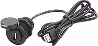 Blue Sea Systems 1044 USB 2.0 Port W/EXT Cable 12VDC, Blue, 5 feet