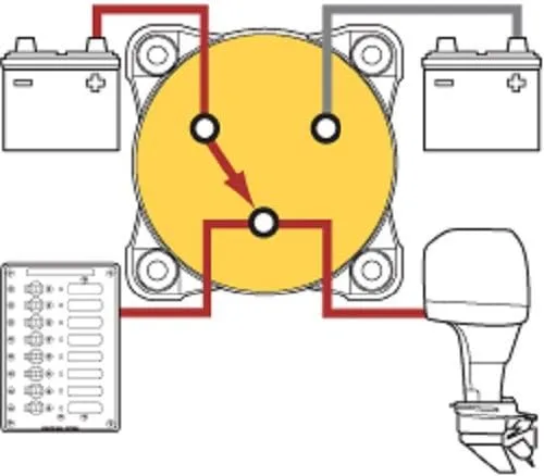Blue Sea 3002 HD Battery Selector 4-Position