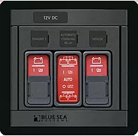 Blue Sea Systems 1148 Remote Control Panel w/ (3) 2145 Contura Switches