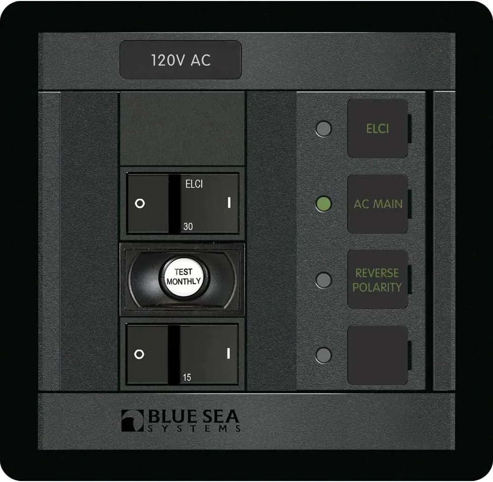 Blue Sea Systems 1190 ELCI Main 30A Double Pole + 1 Position