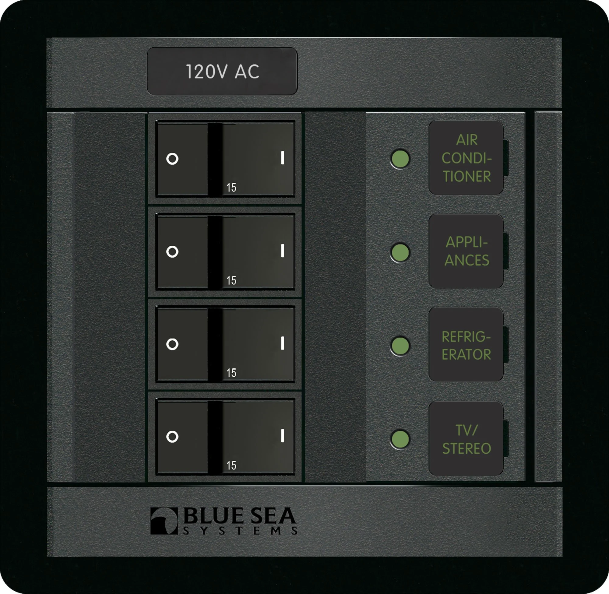 Blue Sea Systems 1210 120 Volt AC 4 Position, Beige