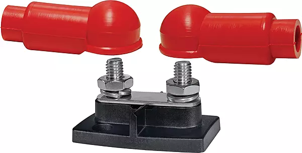 Blue Sea Systems 2019 POWERBAR BUSBAR DUAL STUD 3/8"