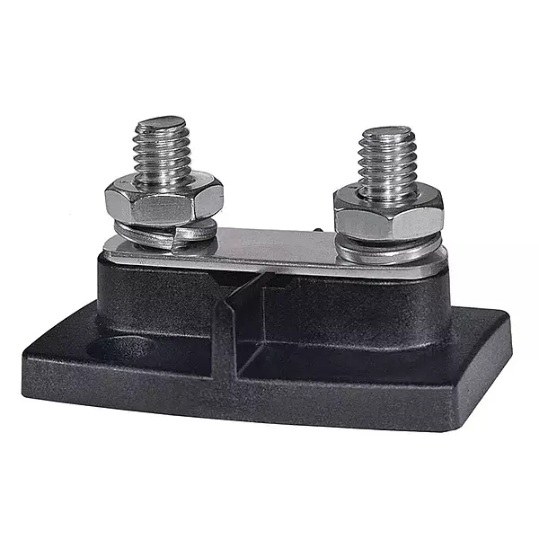 Blue Sea Systems 2020 POWERBAR BUSBAR DUAL STUD 3/8", Beige