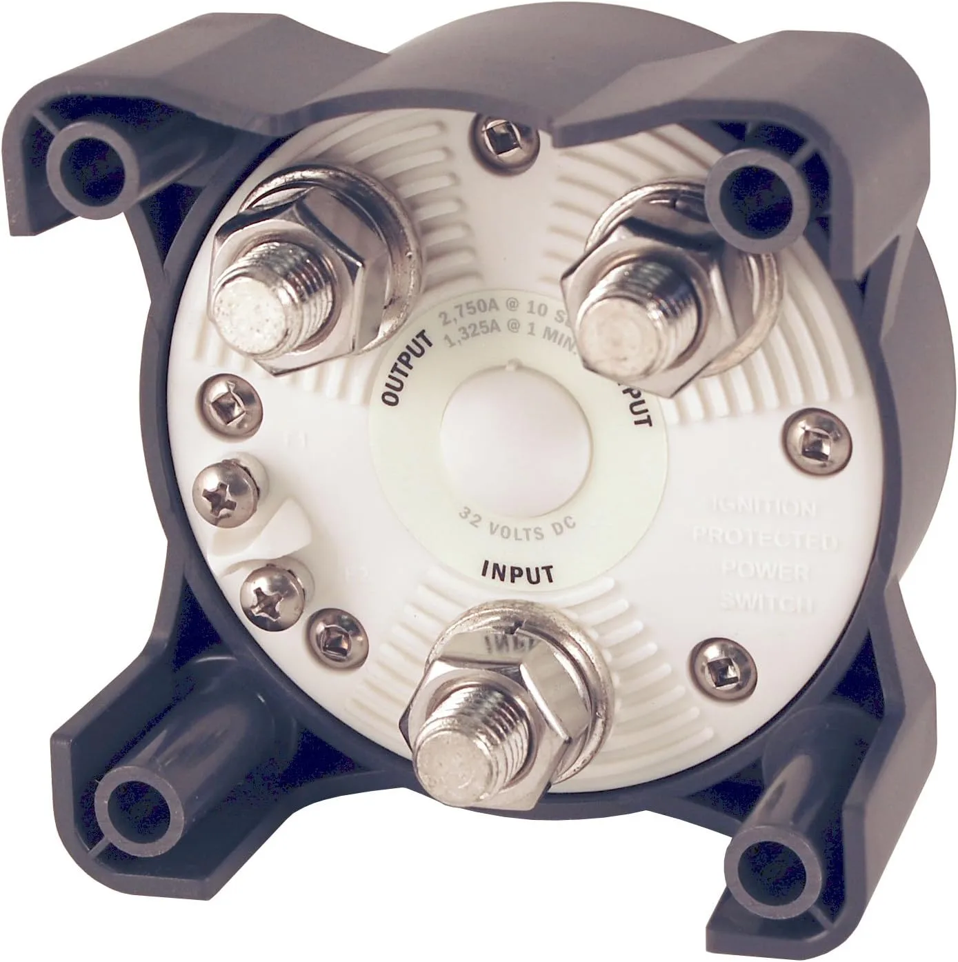 Blue Sea Systems 3001 Heavy Duty Battery Switch with Alternator Field Disconnect, On-Off, Beige