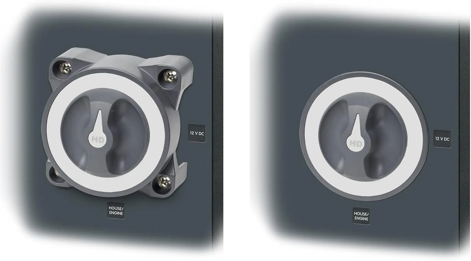 Blue Sea Systems 3003 Heavy Duty Battery Switch with Alternator Field Disconnect, 1-2-Off-Both, Beige