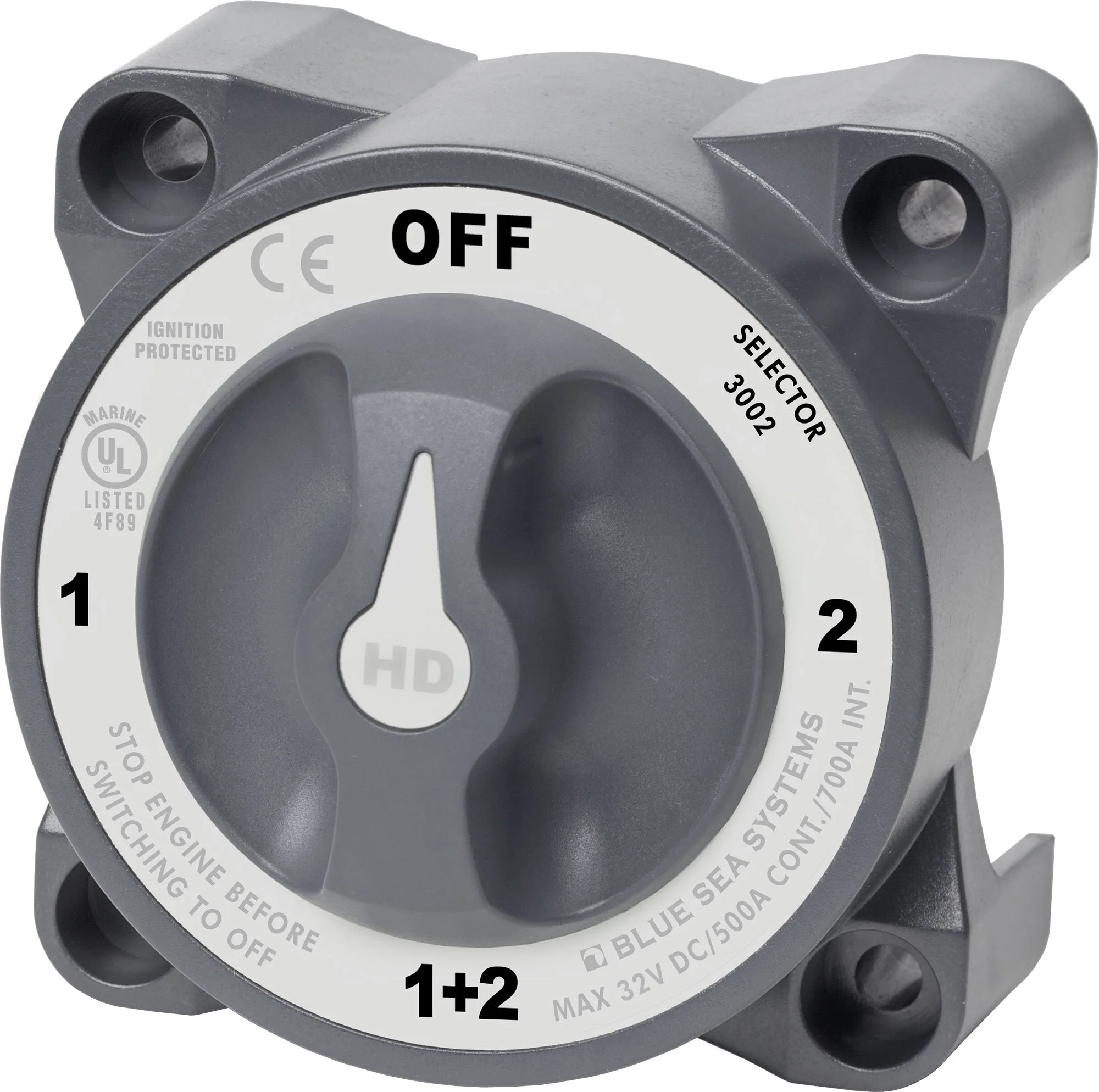 Blue Sea 3002 HD Battery Selector 4-Position
