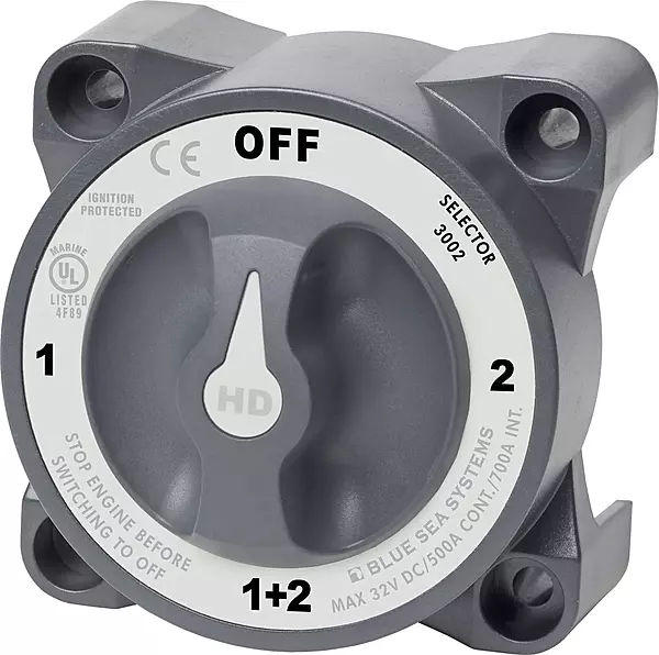 Blue Sea 3002 HD Battery Selector 4-Position