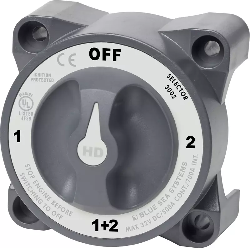 Blue Sea 3002 HD Battery Selector 4-Position