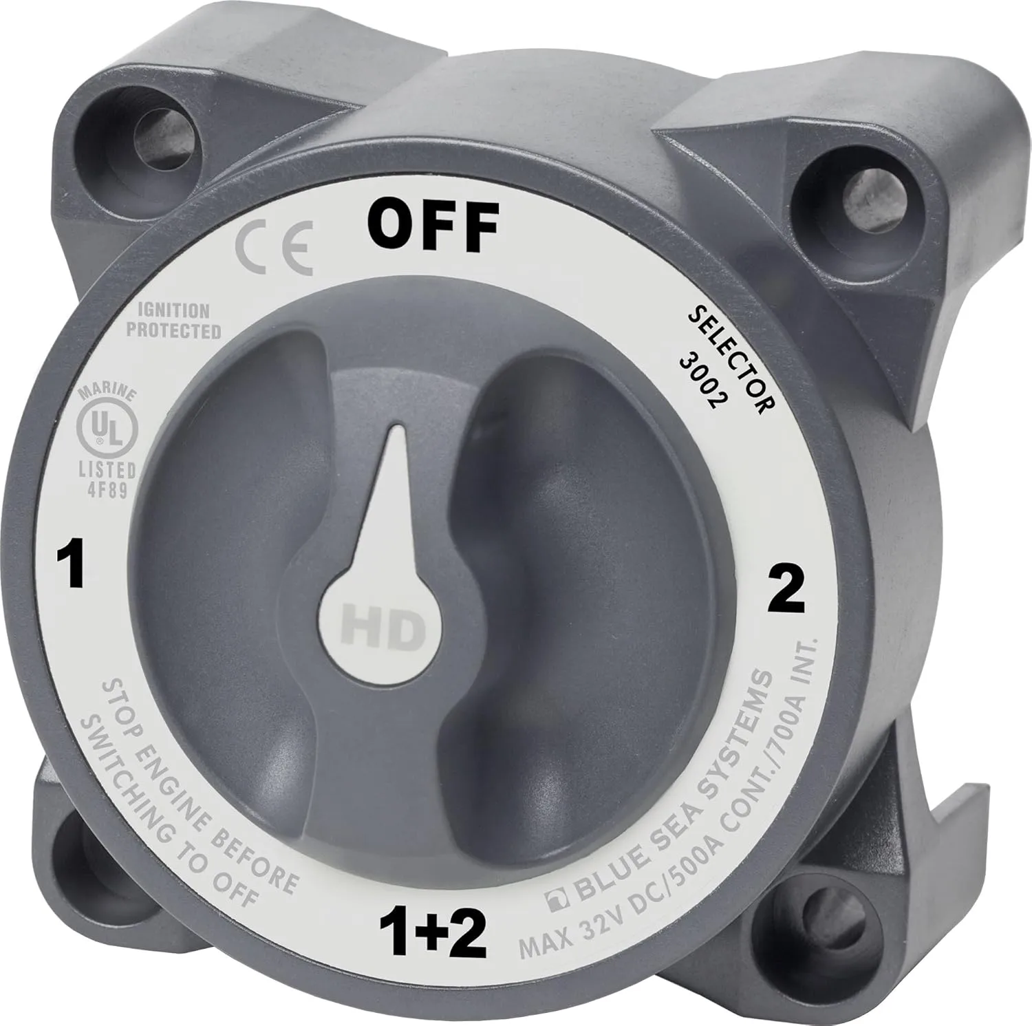 Blue Sea 3002 HD Battery Selector 4-Position
