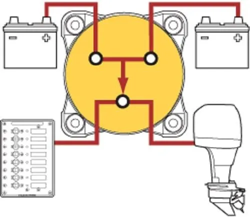 Blue Sea 3002 HD Battery Selector 4-Position