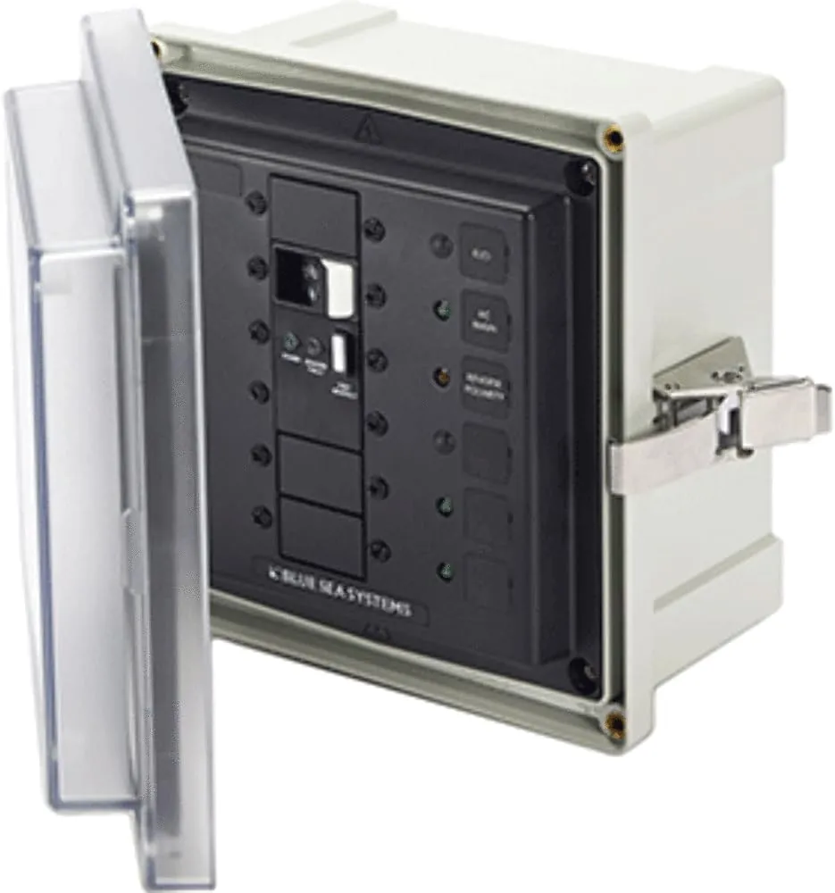 Blue Sea Systems 3118 120VAC ELCI 50A Surface Mount Panel Enclosure