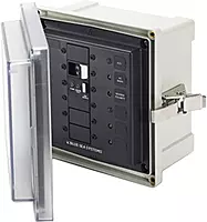Blue Sea Systems 3118 120VAC ELCI 50A Surface Mount Panel Enclosure