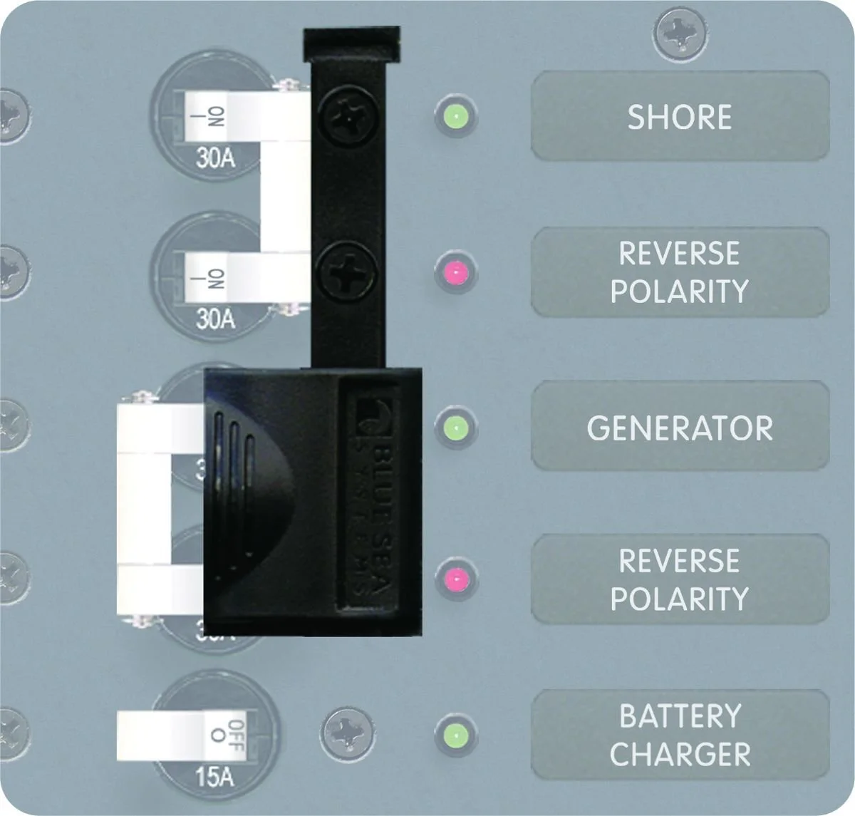 Blue Sea Systems 4125 Lockout Slide 2-POS 2-Pole