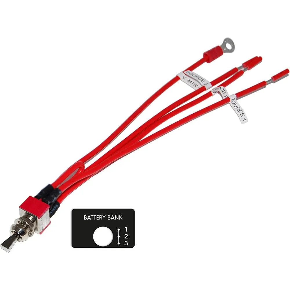 BLUE SEA SYSTEMS Marine Battery Switch and Meter Toggle