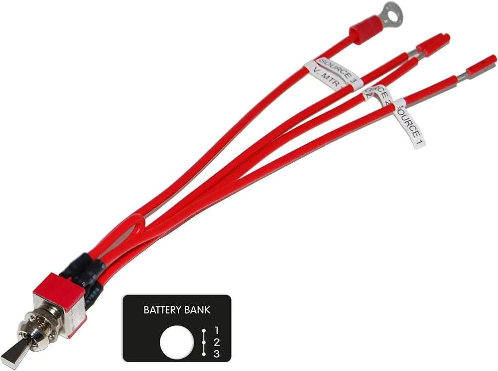 BLUE SEA SYSTEMS Marine Battery Switch and Meter Toggle