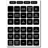 Blue Sea 4216 Square Format Label Set - 60