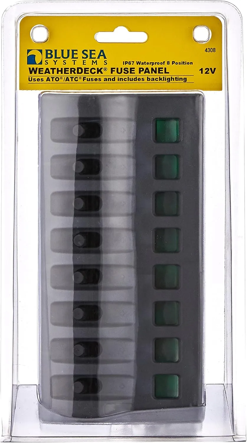 Blue Sea Systems WeatherDeck Waterproof Switch, Fuse & Circuit Breaker Panels