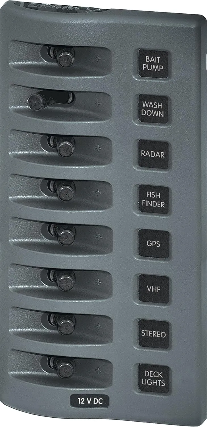 Blue Sea Systems WeatherDeck Waterproof Switch, Fuse & Circuit Breaker Panels