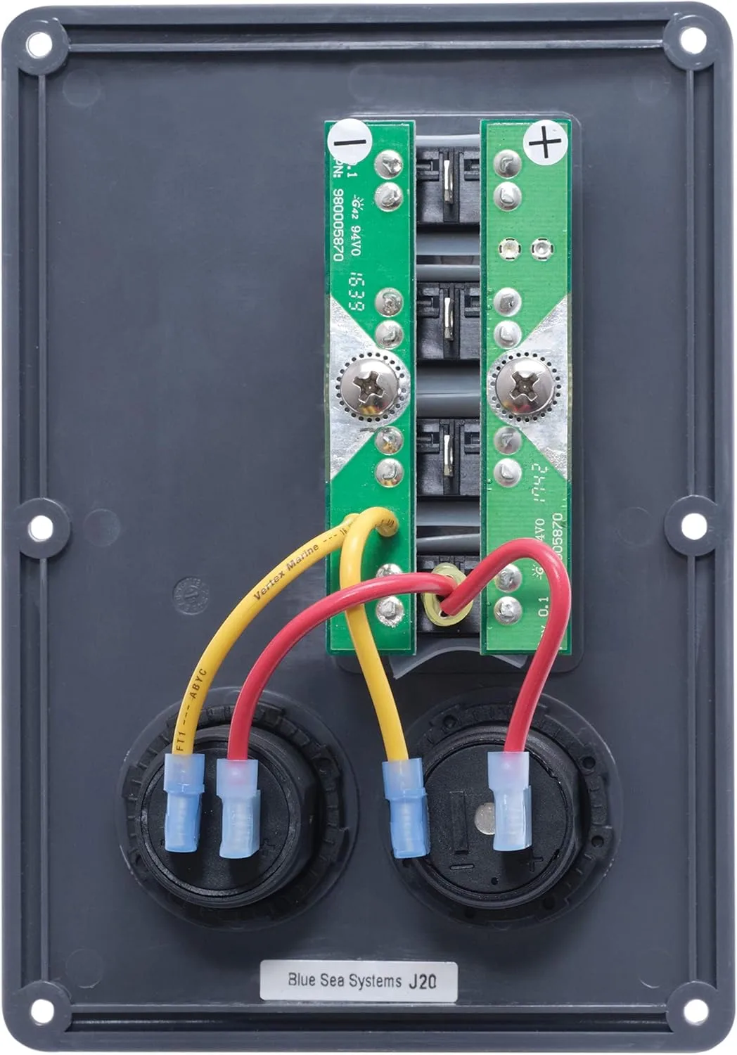 Blue Sea Systems Water-Resistant Circuit Breaker Switch Panel