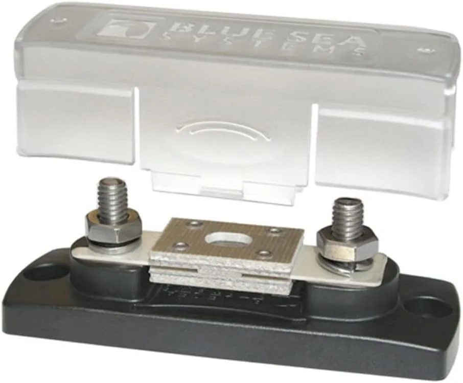 Blue Sea Systems 5005 ANL Fuse Block with Insulating Cover, 35-300 Amp, 32V DC