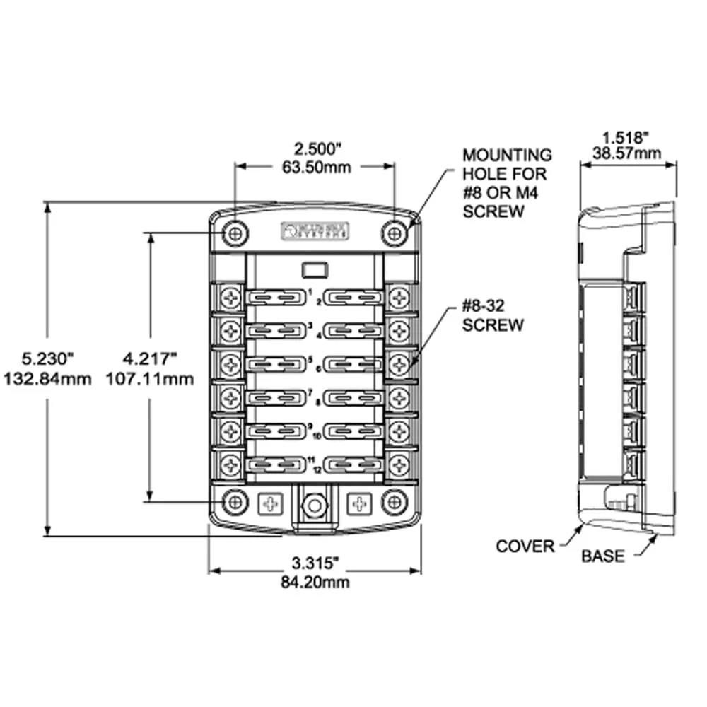 Blue Sea Systems ST-Blade Fuse Blocks
